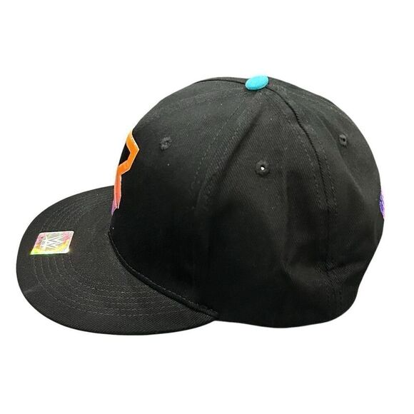 Men's Black Seth Rollins WWE Snapback Hat Adjustable Embroidered Logo - Picture 4 of 7